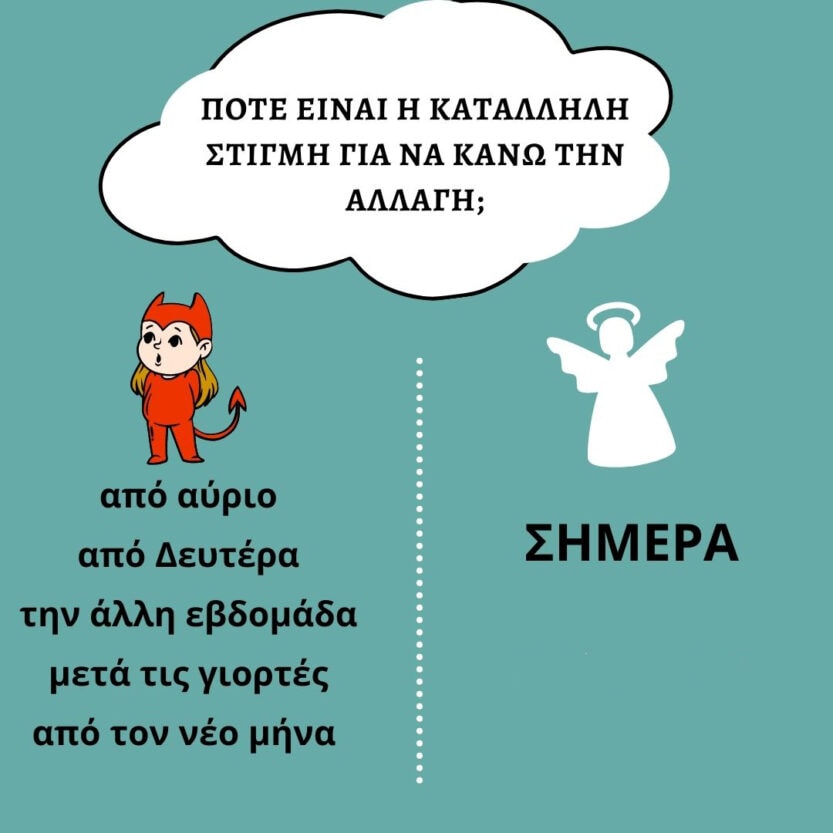 Άσε τις αναβολές!