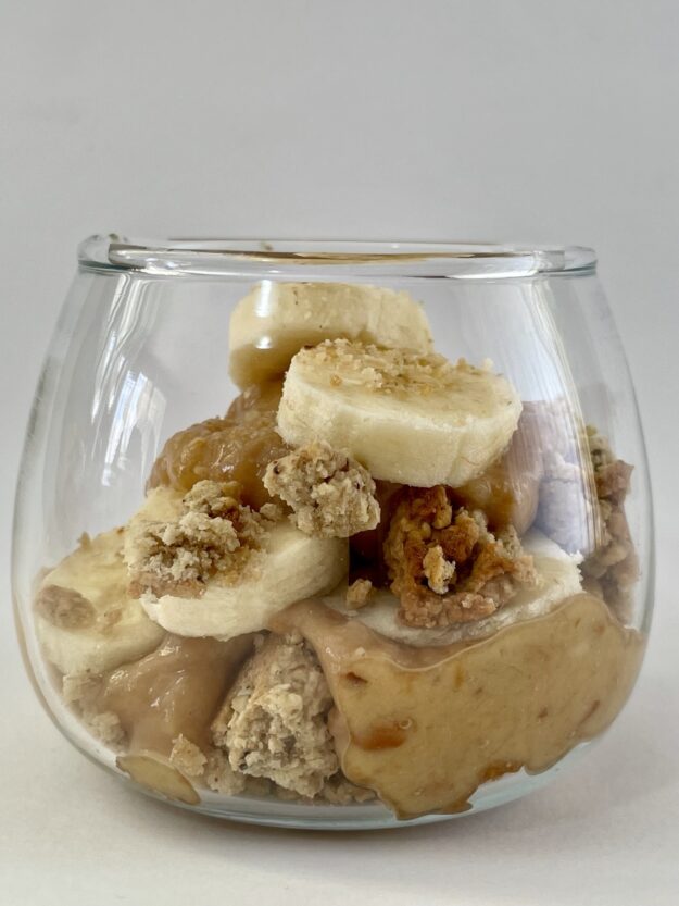 Healthy banoffee
